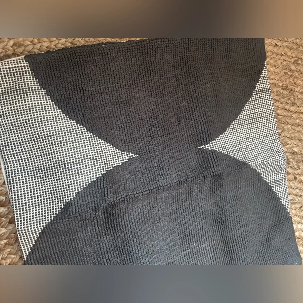 West Elm Cream and Gray Cushion Cover